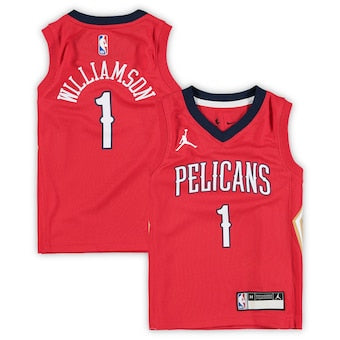 New Orleans Pelicans Jordan Statement Edition Swingman Jersey 22 - Red -  Jose Alvarado - Youth